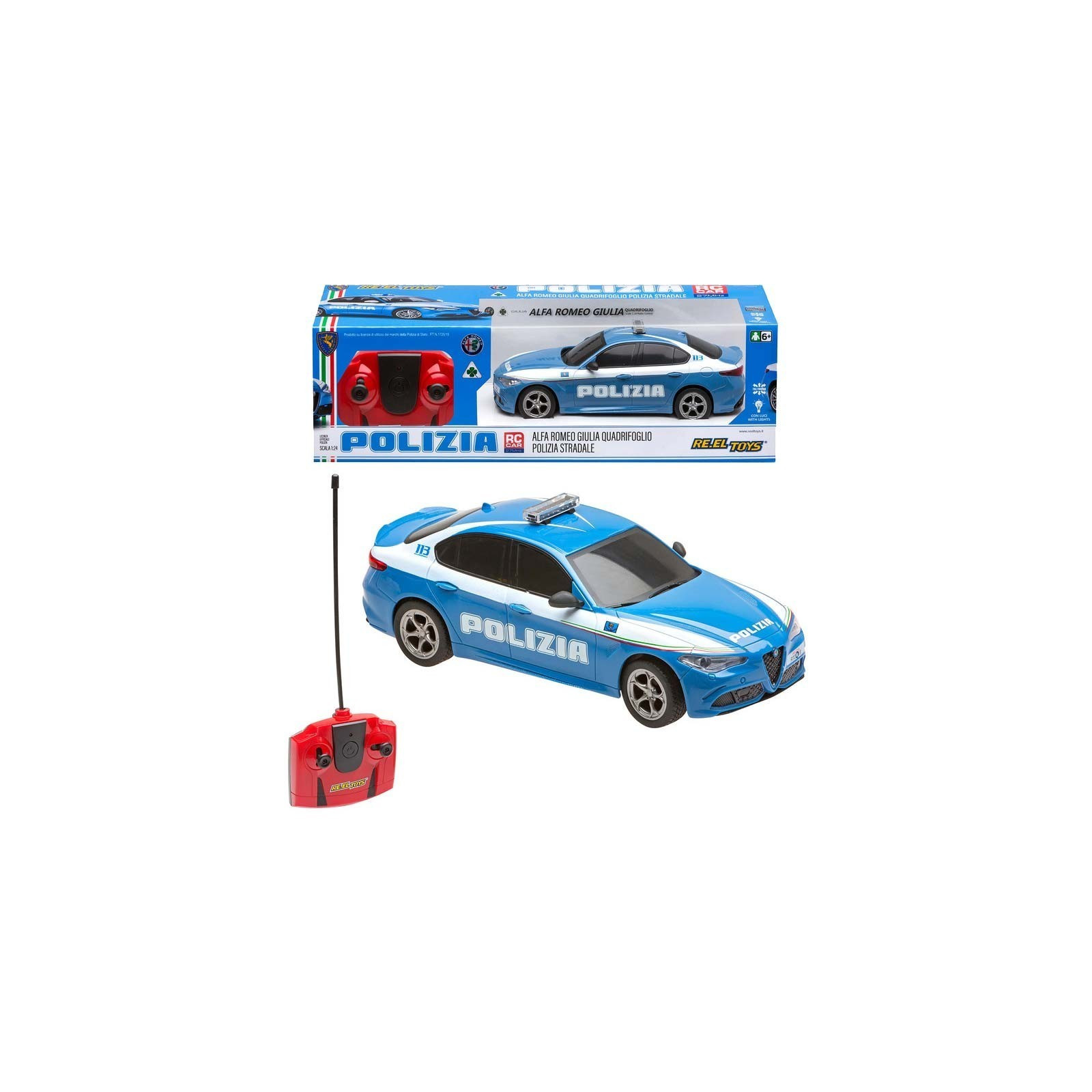 ALFA GIULIA POLIZIA RC 1:24 2.-REMOTE CONTROLS