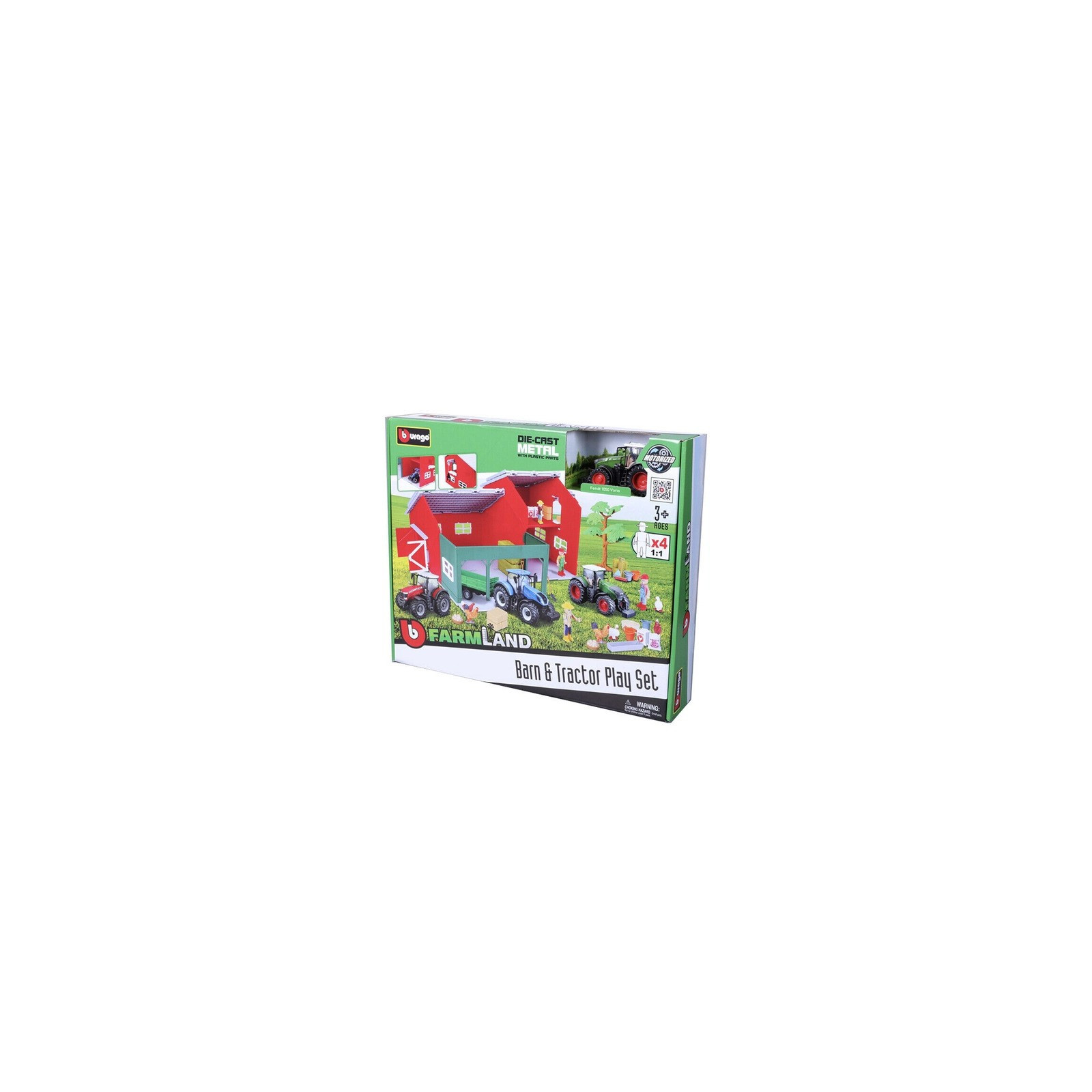 BURAGO FARMLAND CAPANNO C/TRATTORE 930049 - BURAGO - BAMBINO - td-toys.it