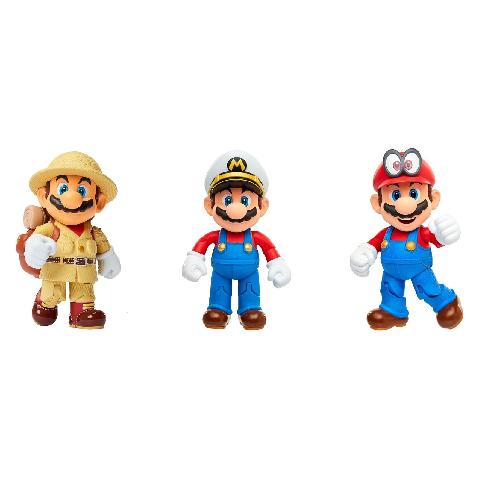 Super Mario Odyssey Pack 3person.10cm - BANDAI - ACTION FIGURE - td-toys.it