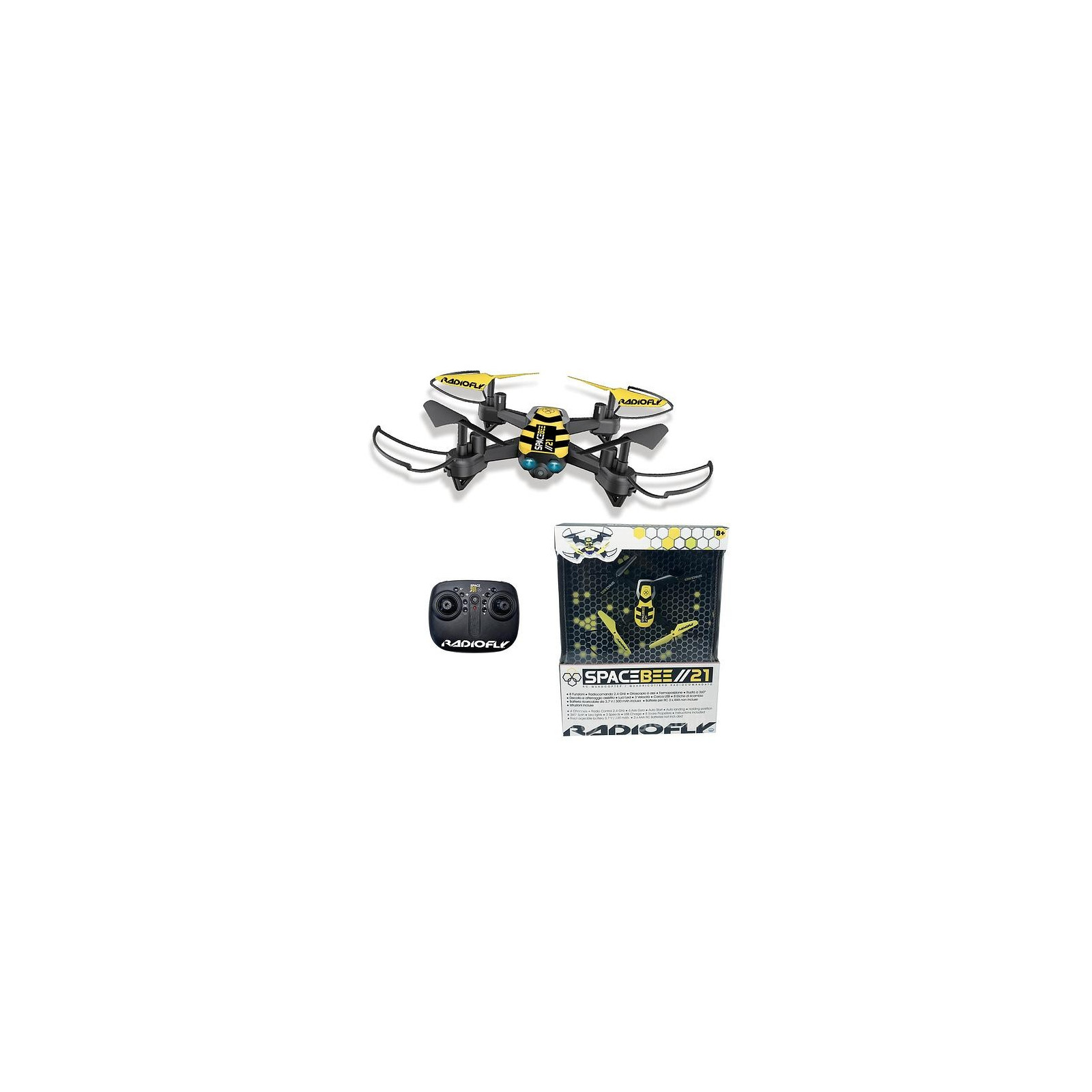 RADIOFLY - SPACEBEE // 21 DRONE RC - O.D.S. - RADIOCOMANDI - td-toys.it