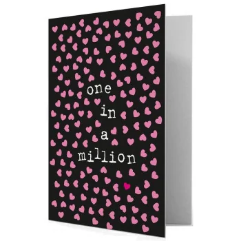 TD Toys|BIGLIETTO D'AUGURI - GREETING CARD - ONE MILLION - HEART8057093530053