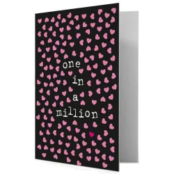 TD Toys|BIGLIETTO D'AUGURI - GREETING CARD - ONE MILLION - HEART8057093530053