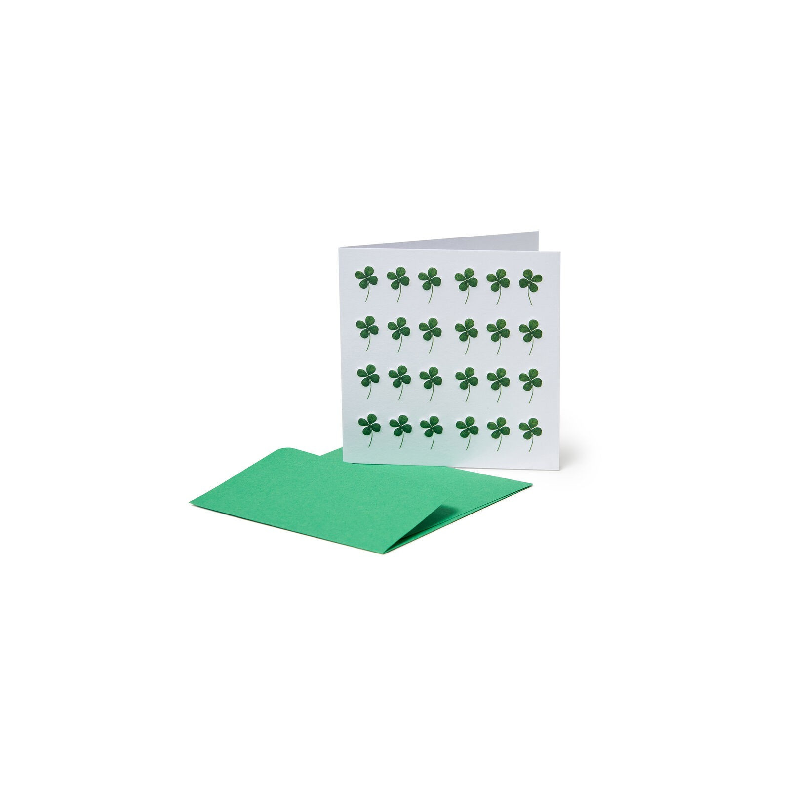 BIGLIETTINO D'AUGURI - SMALL CLOVER - FOUR LEAFGREETING CARD - FOUR LEAF - LEGAMI MILANO - LEGAMI MILANO - td-toys.it