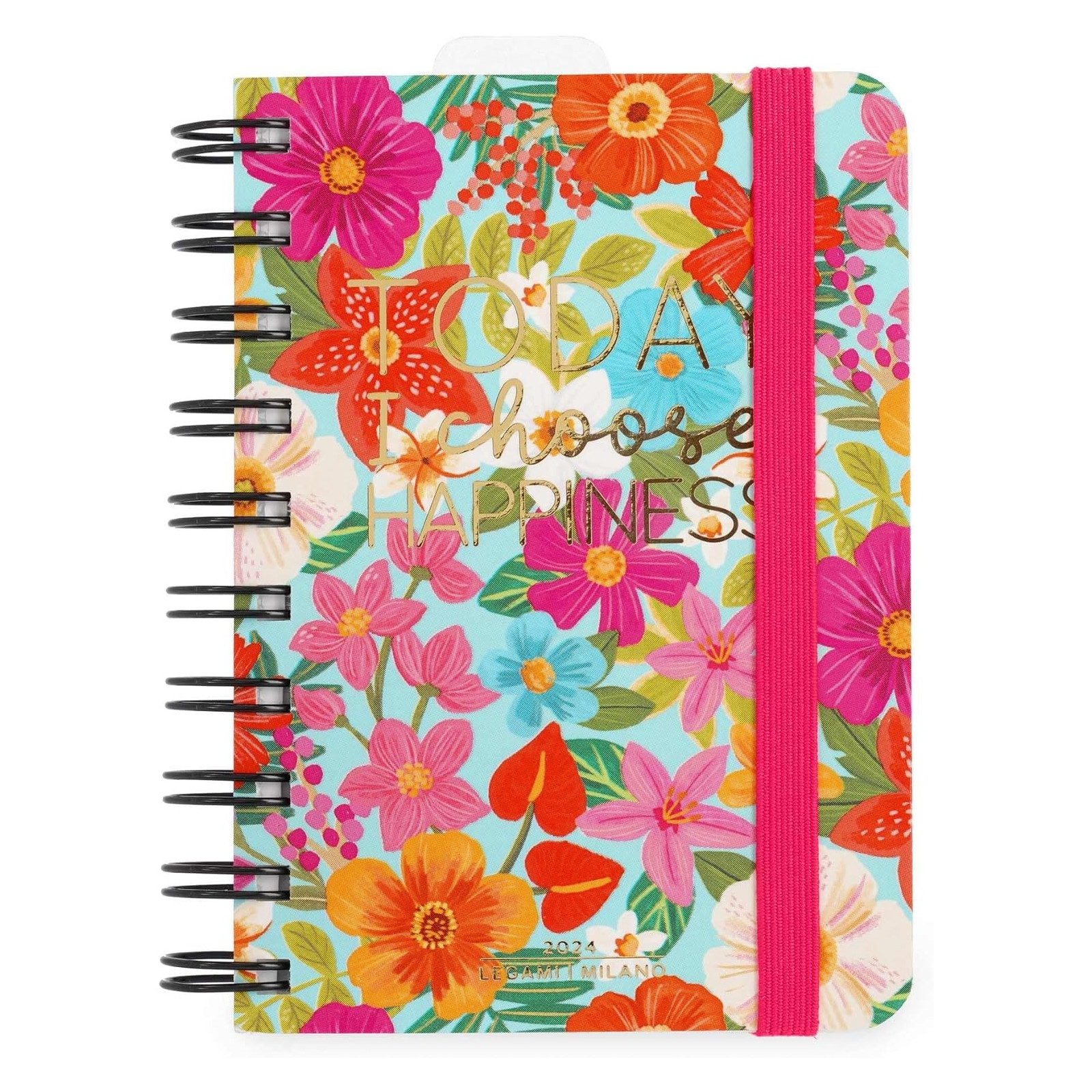 AGENDA GIORNALIERA SPIR. SMALL - DIARY - FLOWERS2024 - SMALL DAILY SPIRAL BOUND - LEGAMI MILANO - LEGAMI MILANO - td-toys.it