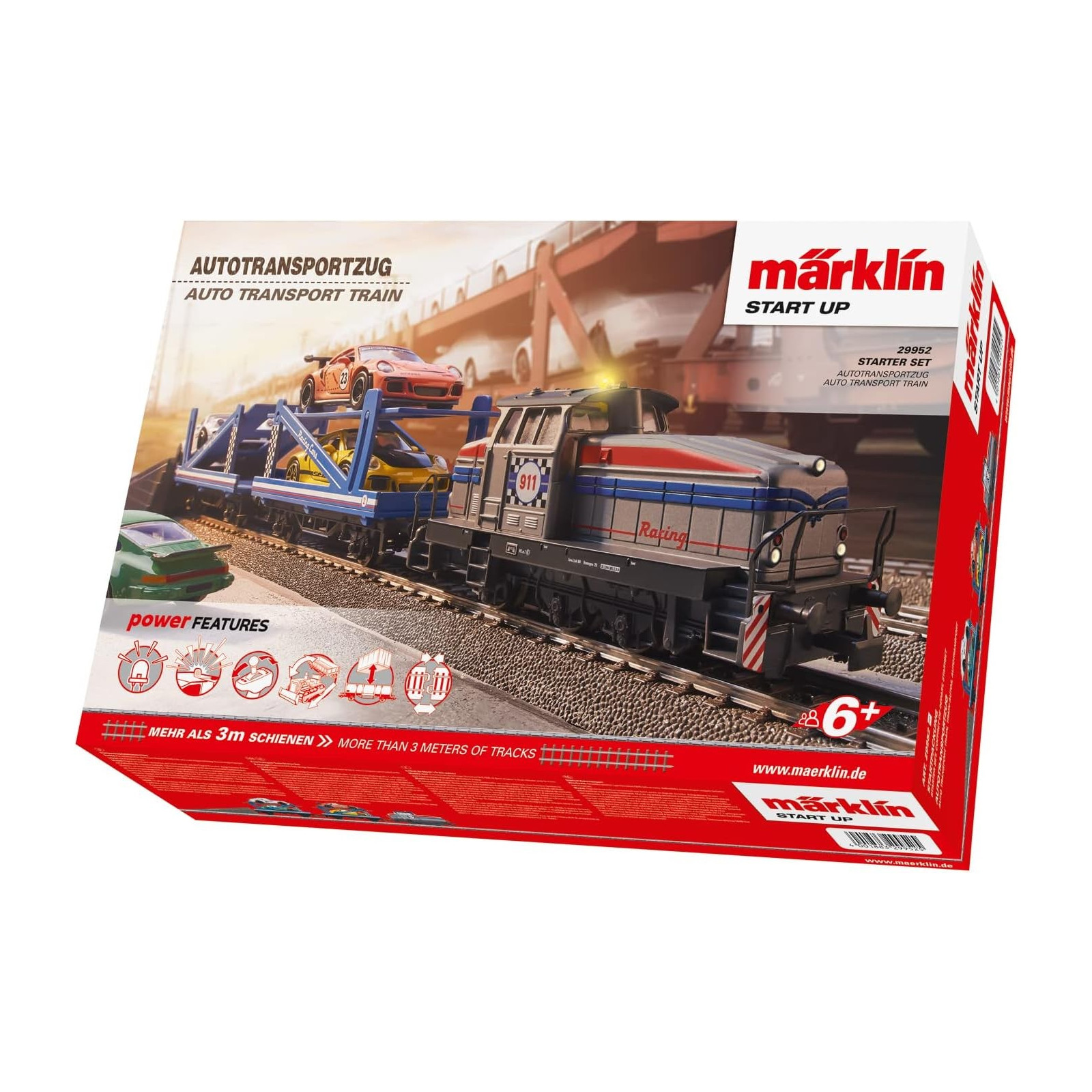 Car Transport Train Starter Set - Märklin - MODELLISMO - td-toys.it