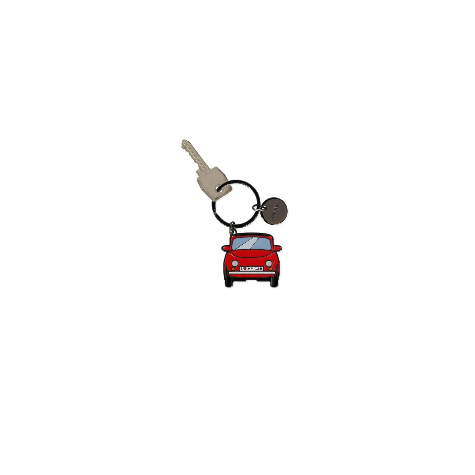 PORTACHIAVI METALLO SMALTATO - WHAT A KEY RING! - CAR - LEGAMI MILANO - LEGAMI MILANO - td-toys.it