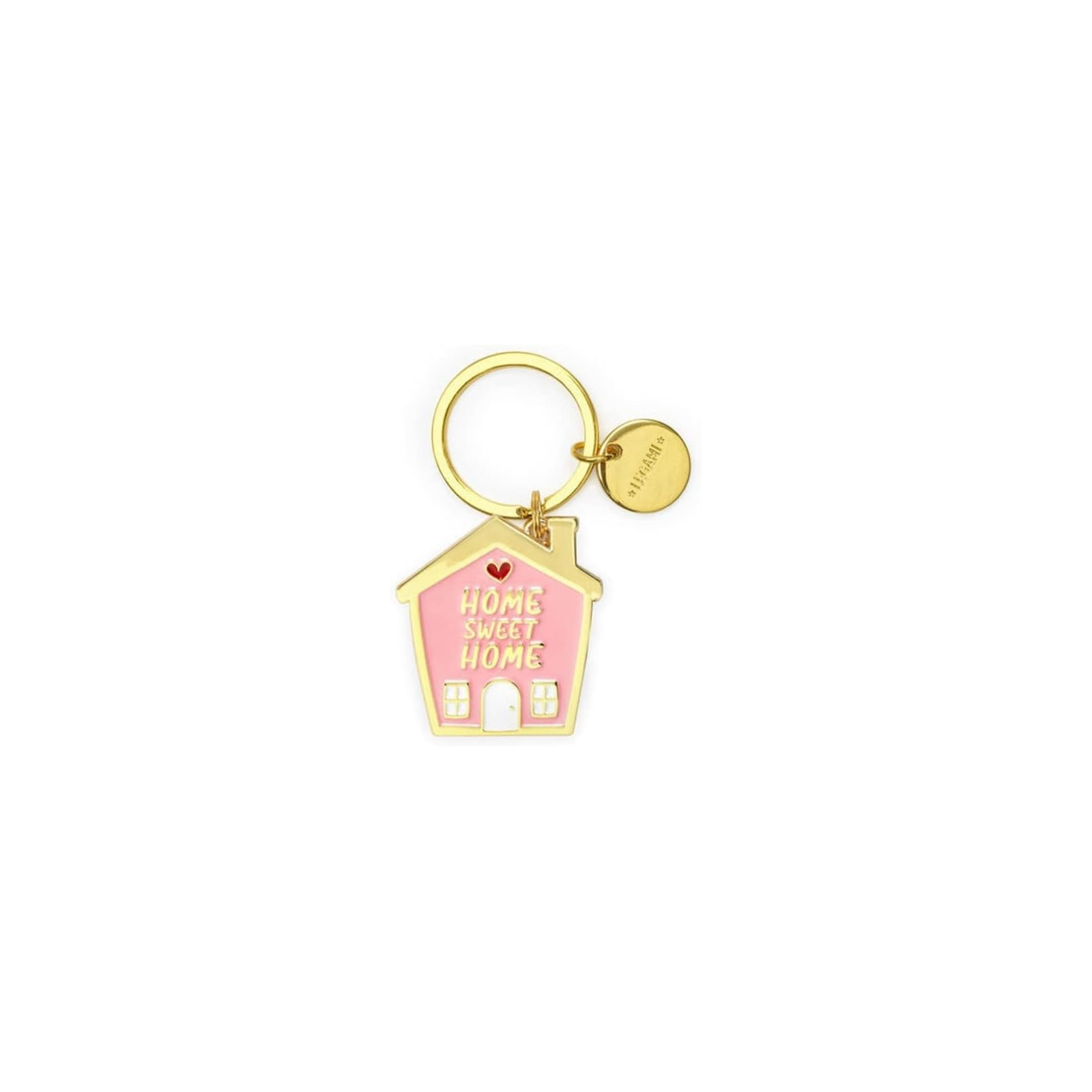 PORTACHIAVI METALLO SMALTATO - WHAT A KEY RING - HOUSE - LEGAMI MILANO - LEGAMI MILANO - td-toys.it