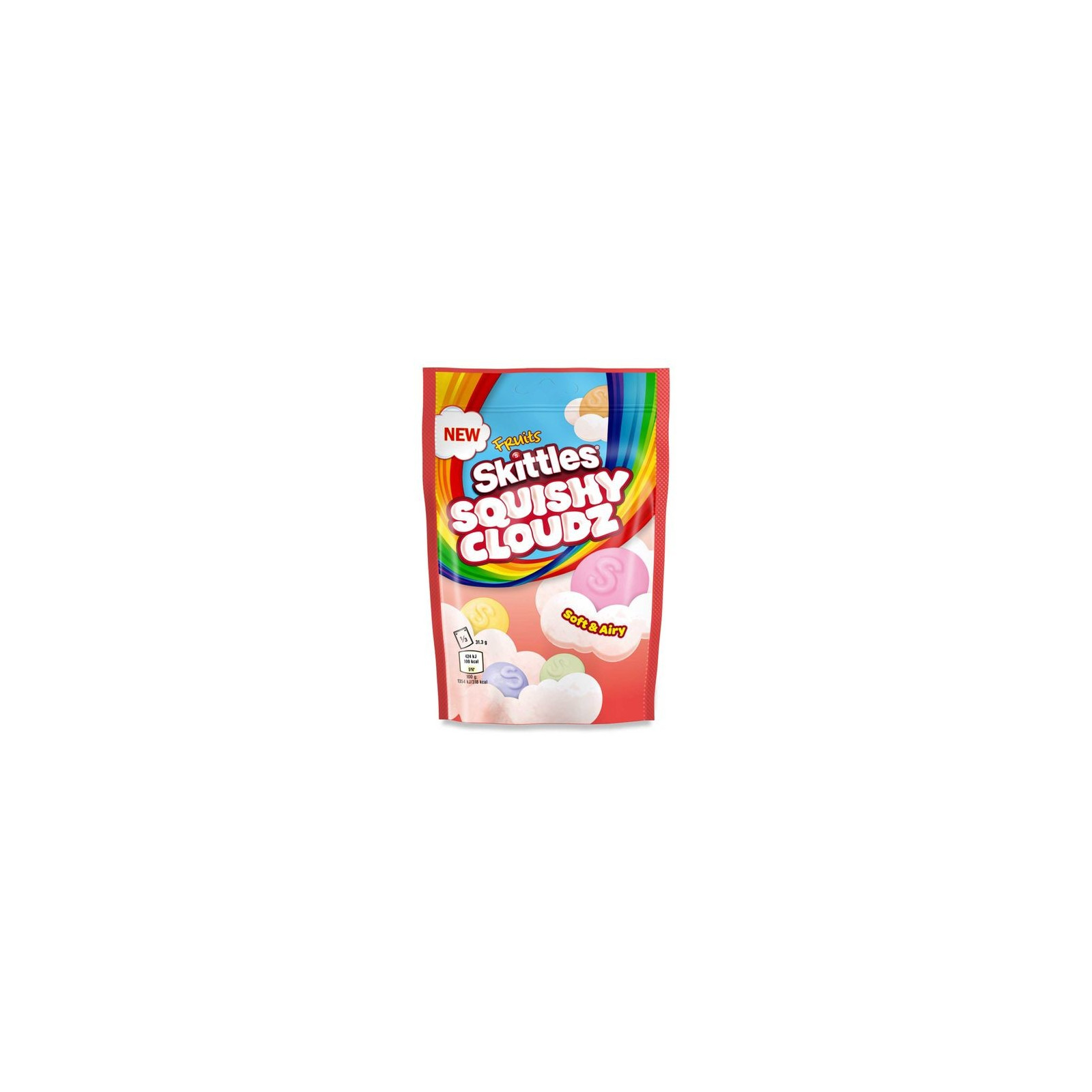 Skittles Fruit Squishy Cloudz (94 g) - caramelle gommose alla frutta - - SWEETS - td-toys.it