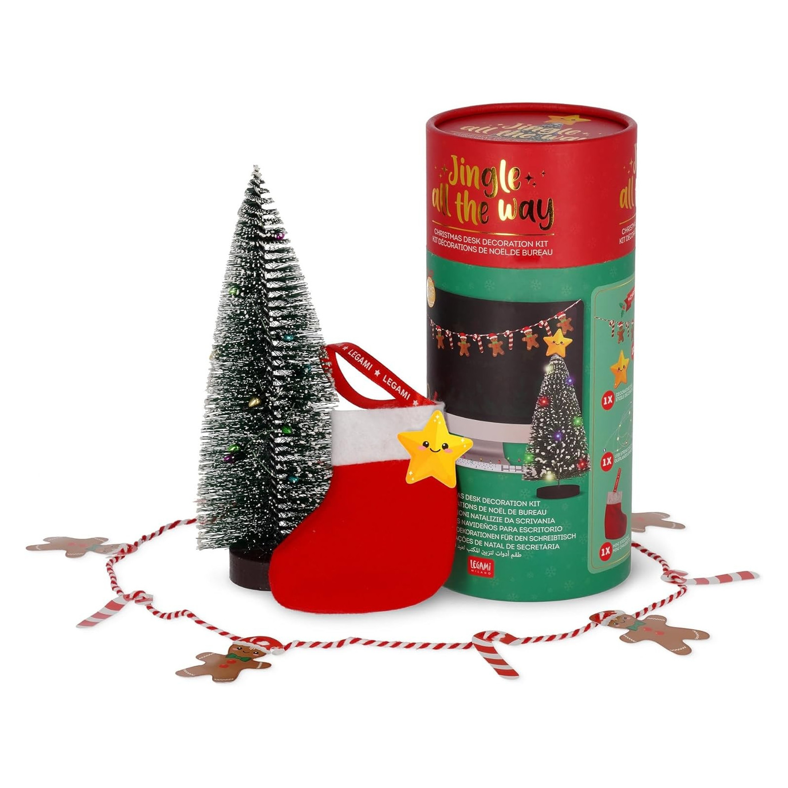 KIT DECORAZIONE SCRIVANIA NATA - CHRISTMAS DESK DECORATION KIT - LEGAMI MILANO - LEGAMI MILANO - td-toys.it