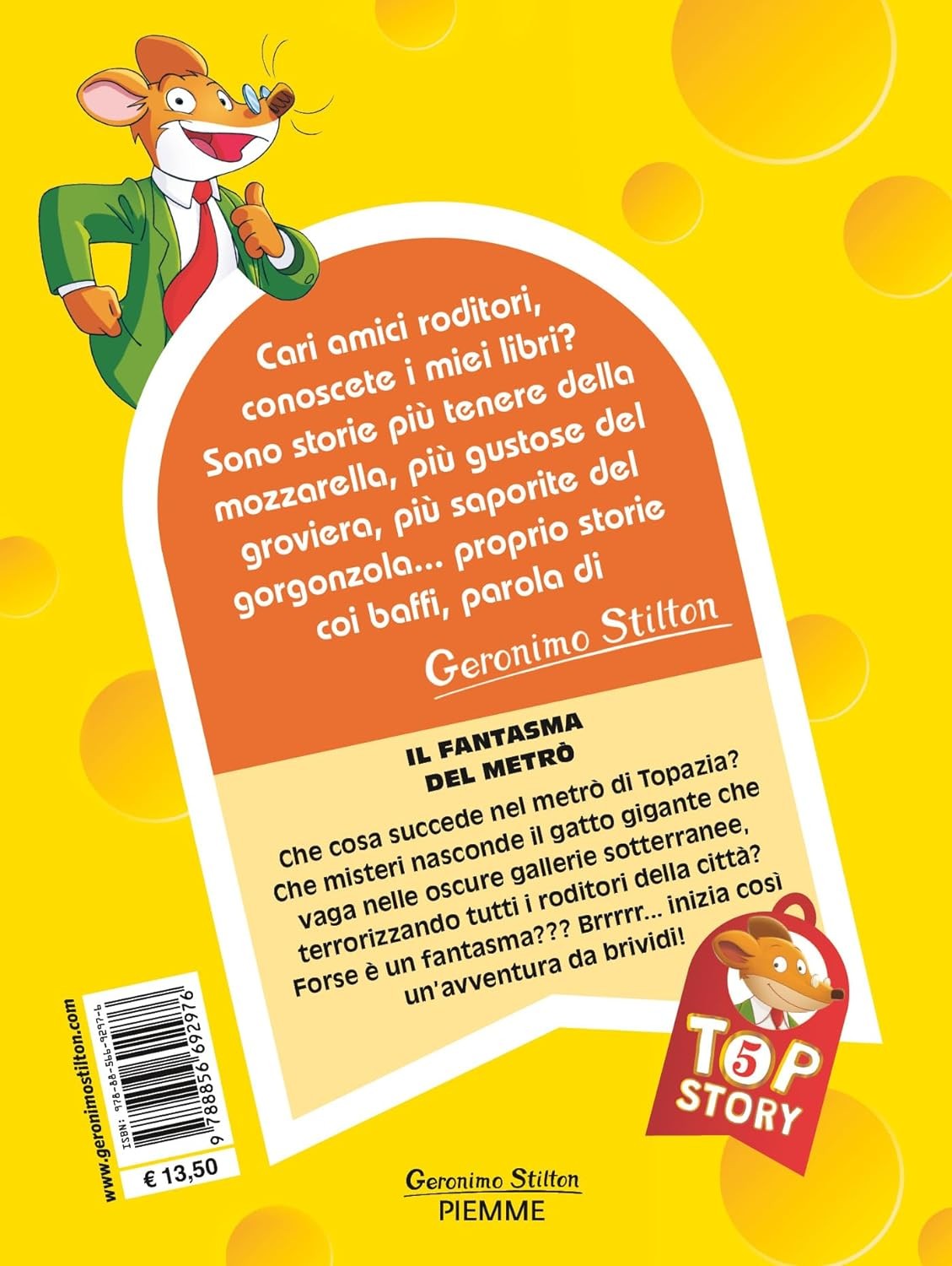 Geronimo Stilton - il fantasma del metro PIEMME