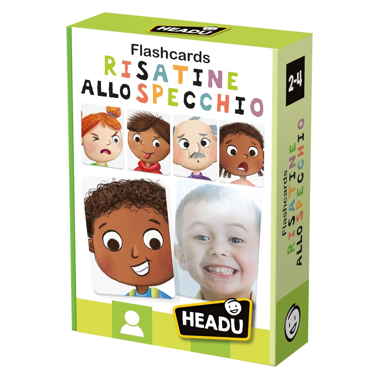 Flashcards Risatine allo Specchio - HEADU - EDUCATIVI - td-toys.it