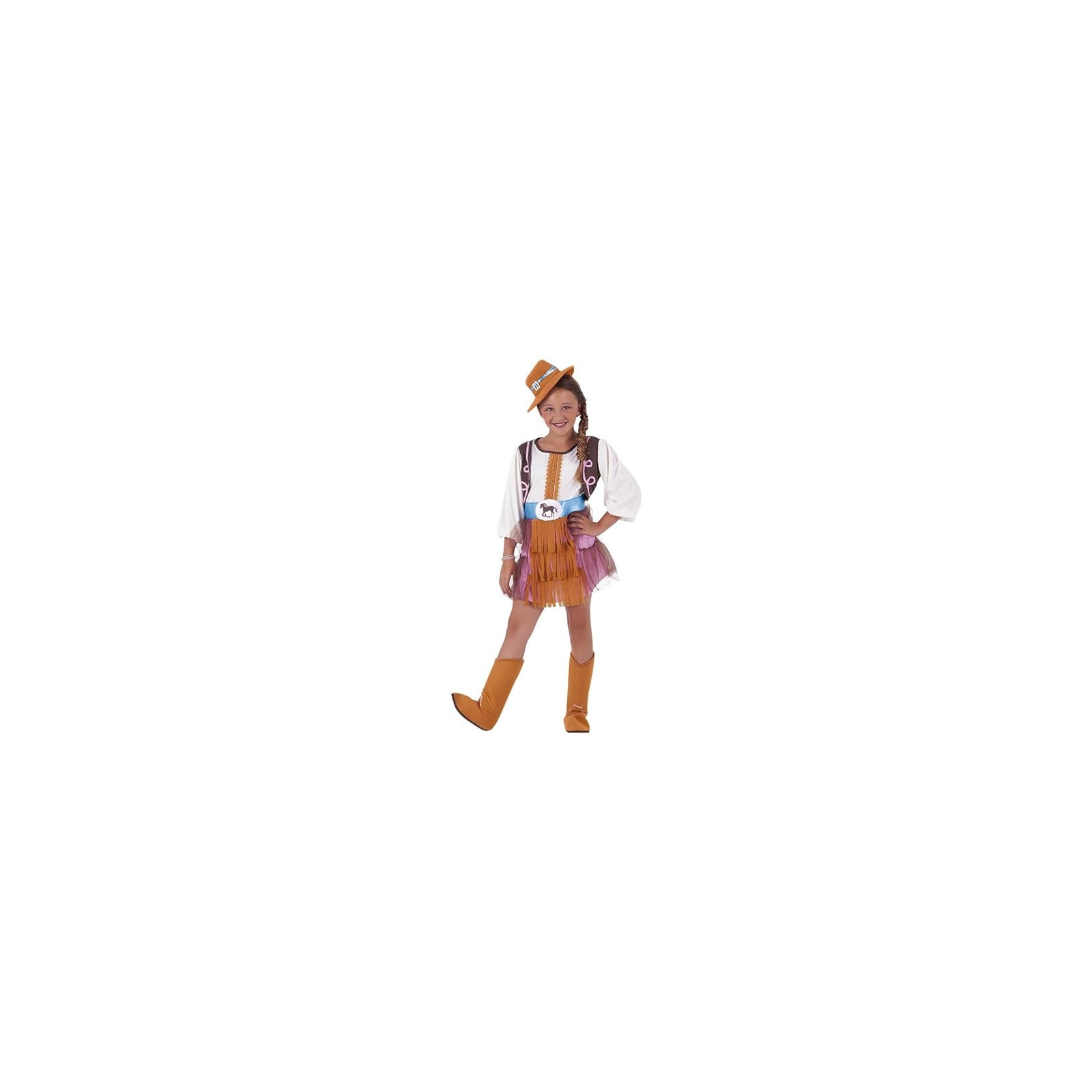 VESTITO COWGIRL WILD WEST PER BAMBINI - RUBIES - CARNEVALE - td-toys.it