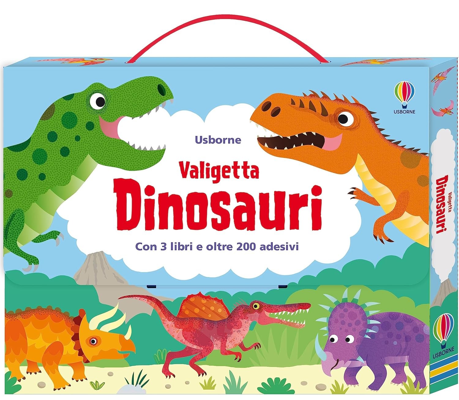 La valigetta dei dinosauri. Con gadget - Libro - Giunti Kids - Animali