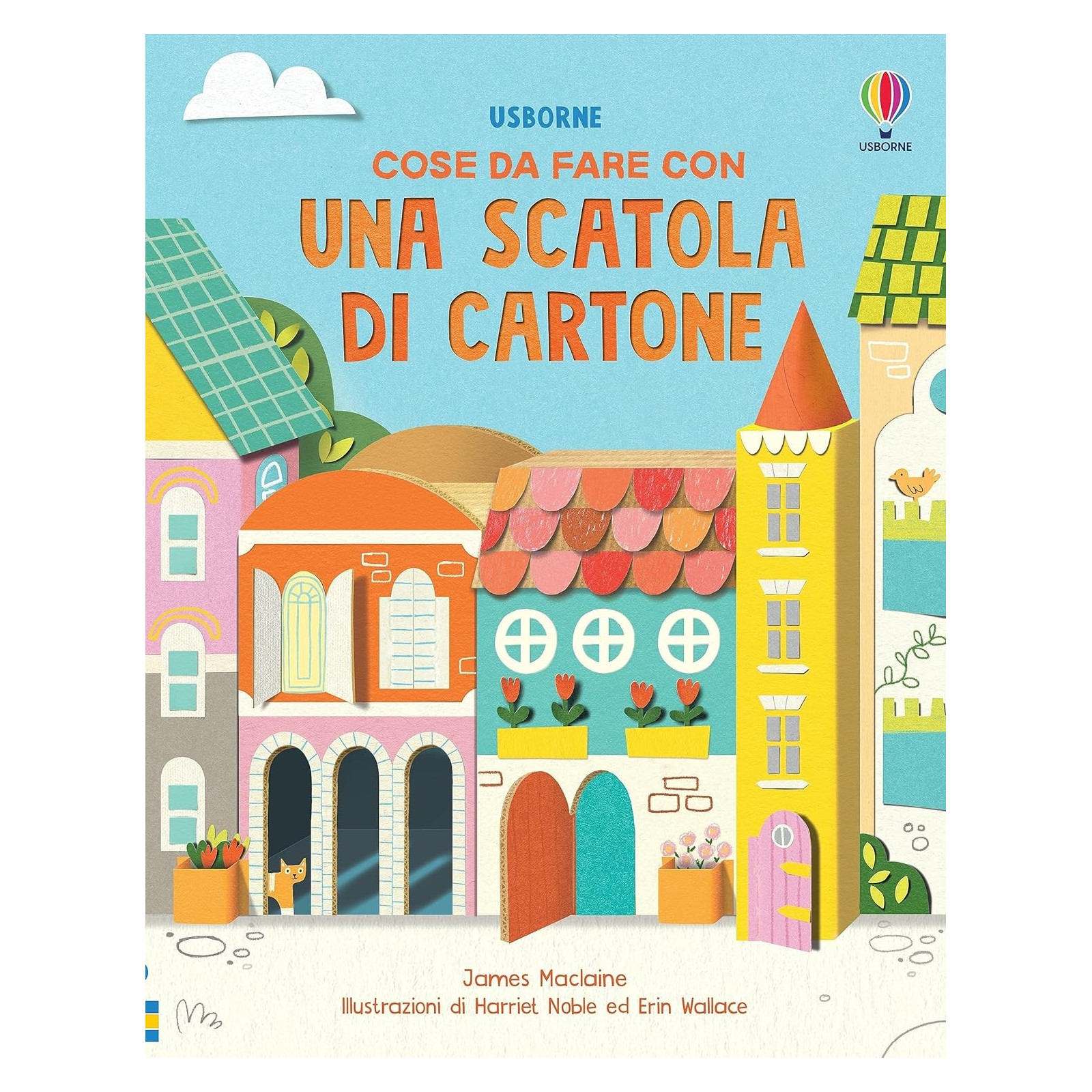 Cose da fare cin una scatola di cartone - USBORNE - LIBRI - td-toys.it