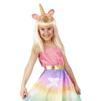 TD Toys|CERCHIETTO UNICORNO DORATO CON PELUCHE R8422971054196