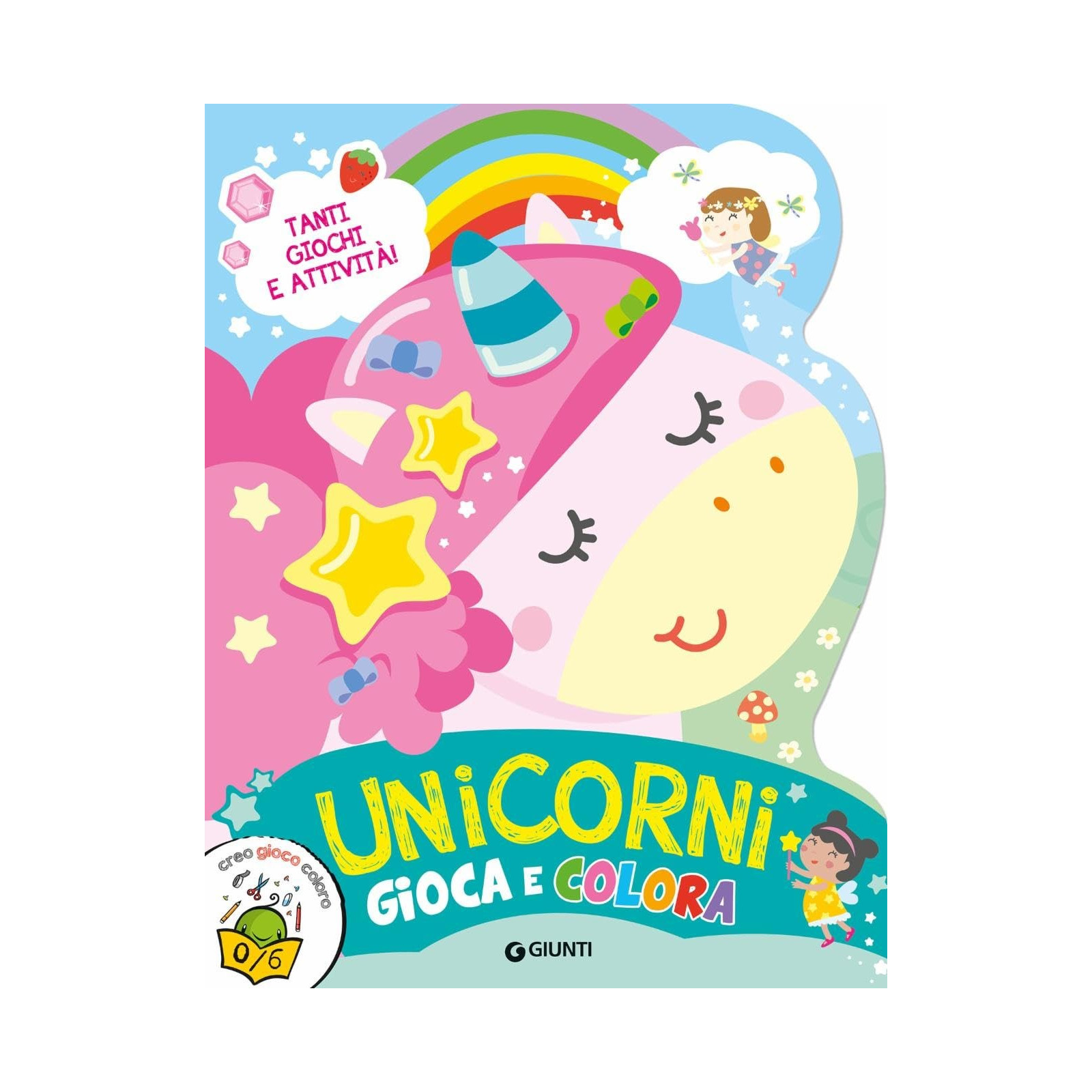 UNICORNI COLORA E GIOCA - GIUNTI - LIBRI - td-toys.it