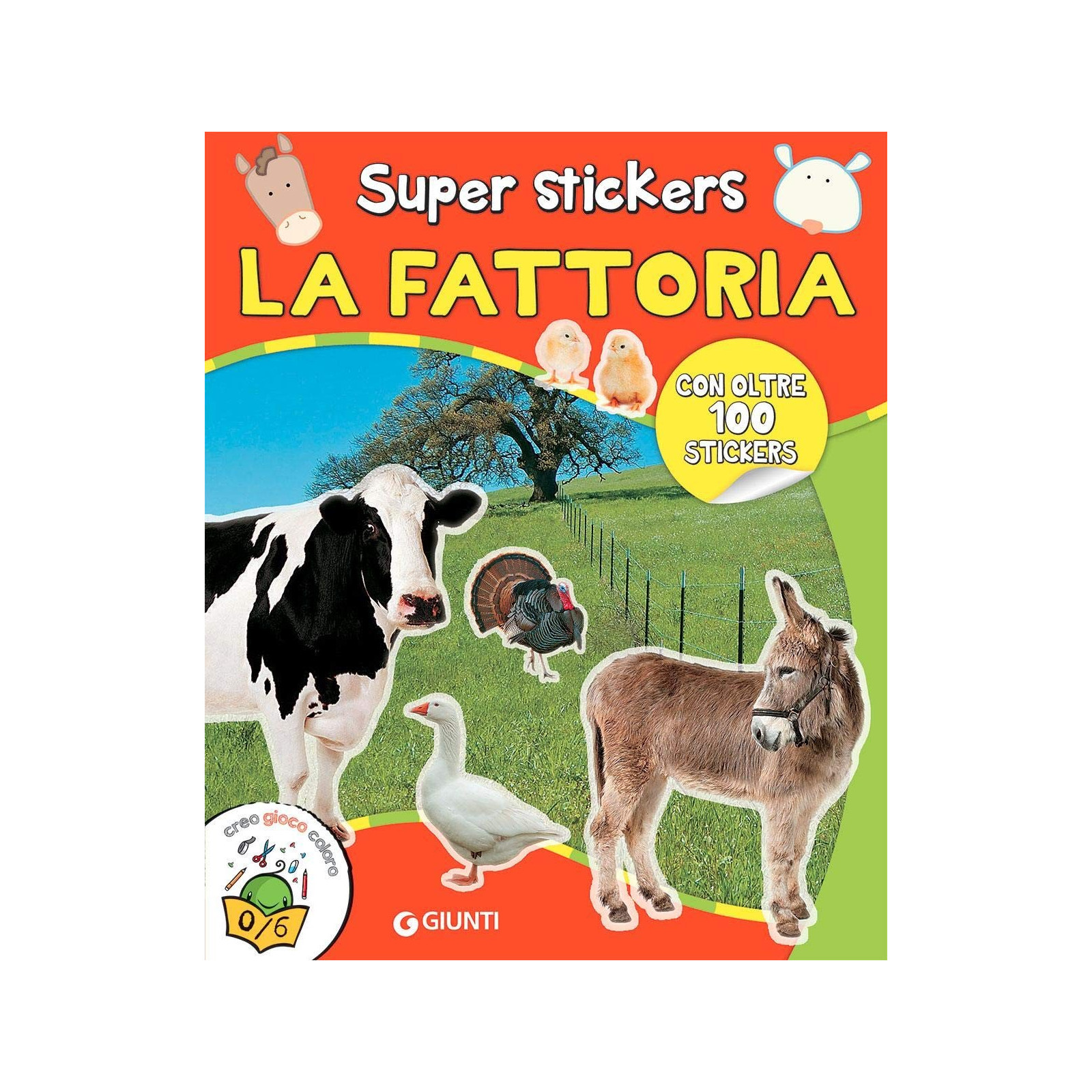 SUPER STICKERS. LA FATTORIA-LIBRI