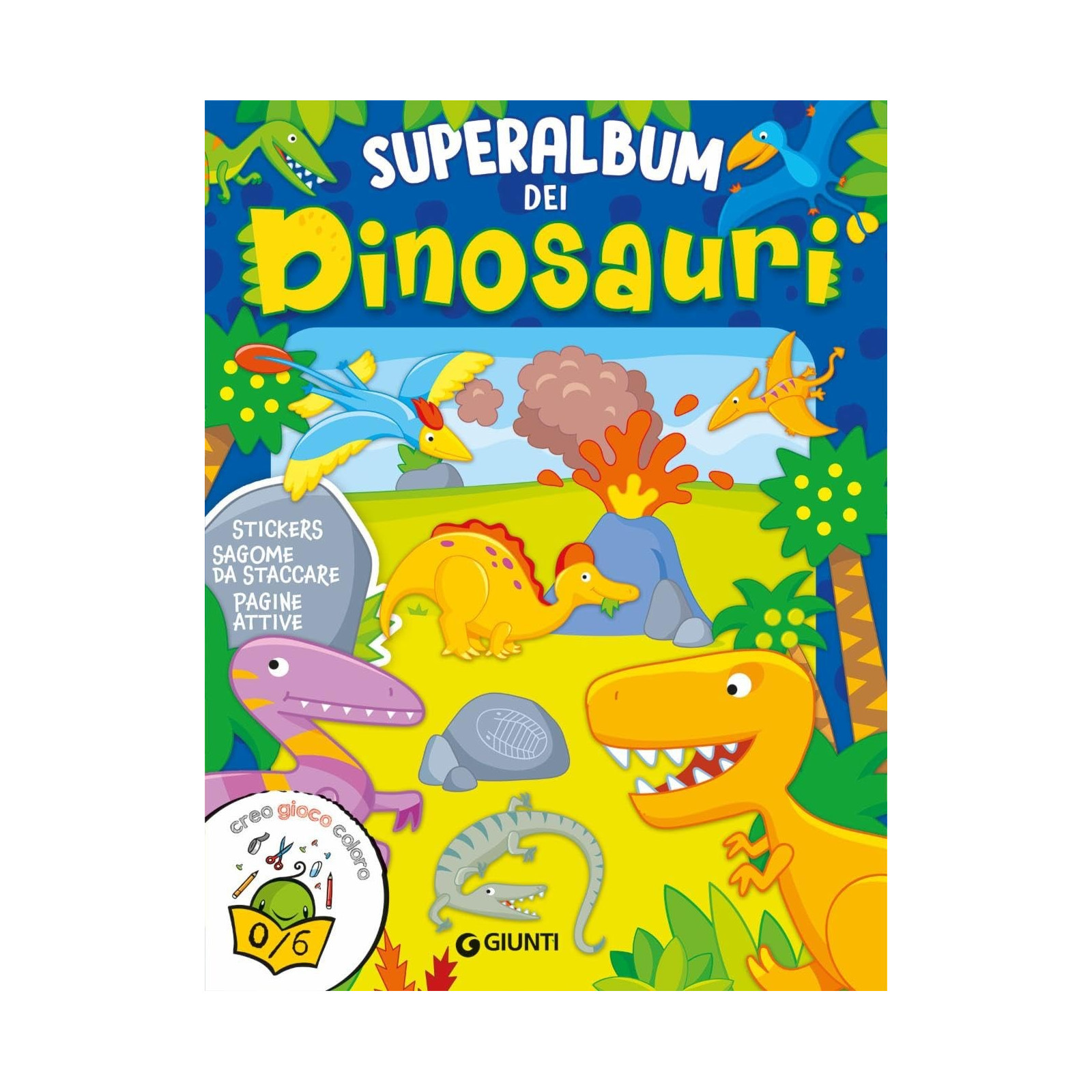 SUPER ALBUM DINOSAURI - GIUNTI - BOOKS - td-toys.it