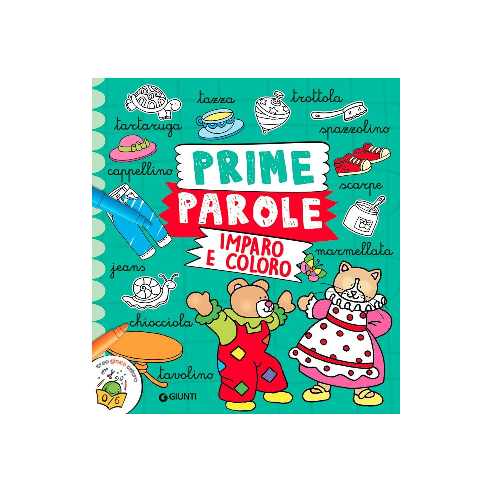 PRIME PAROLE IMPARO E COLORO - GIUNTI - BOOKS - td-toys.it