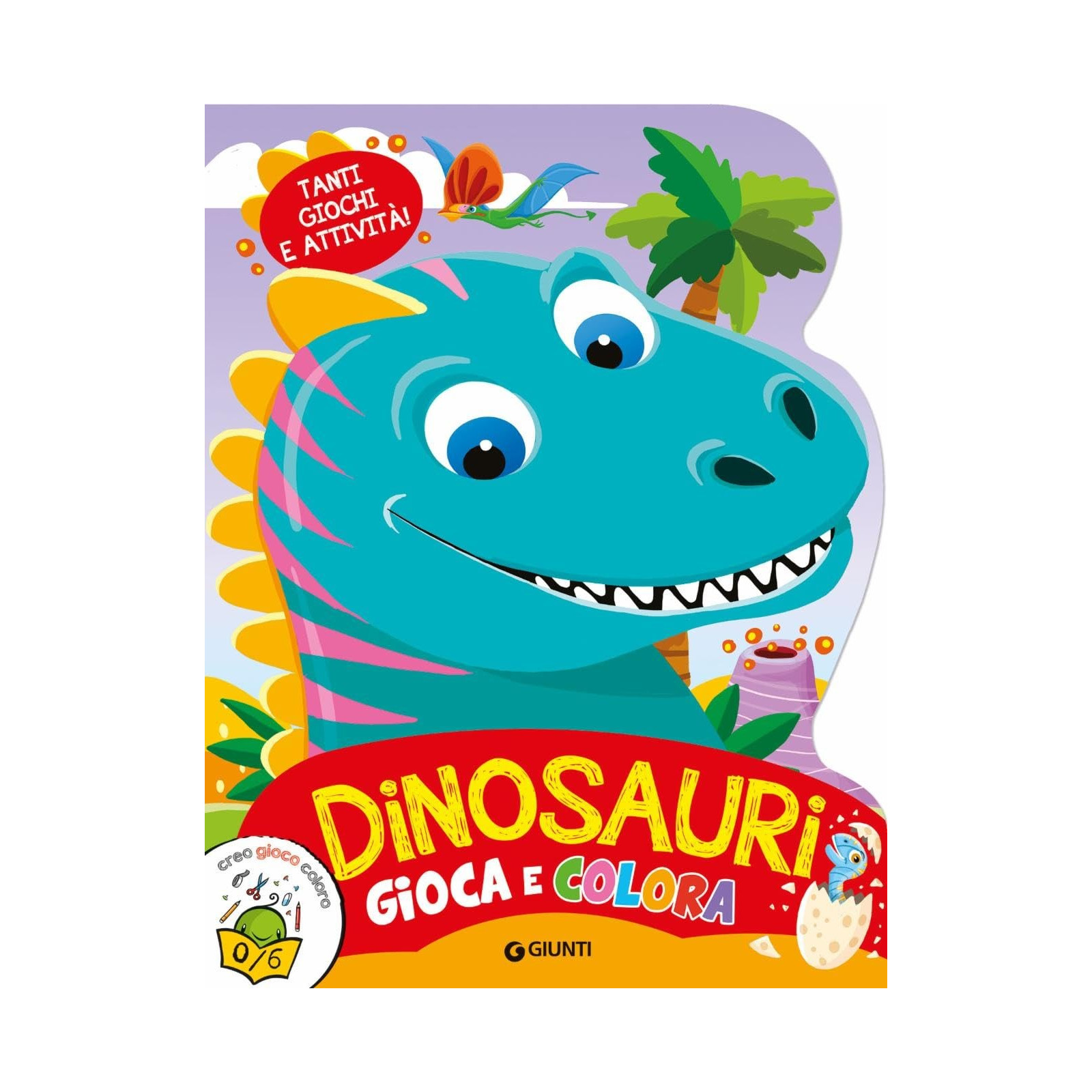 DINOSAURI COLORA E GIOCA - GIUNTI - LIBRI - td-toys.it