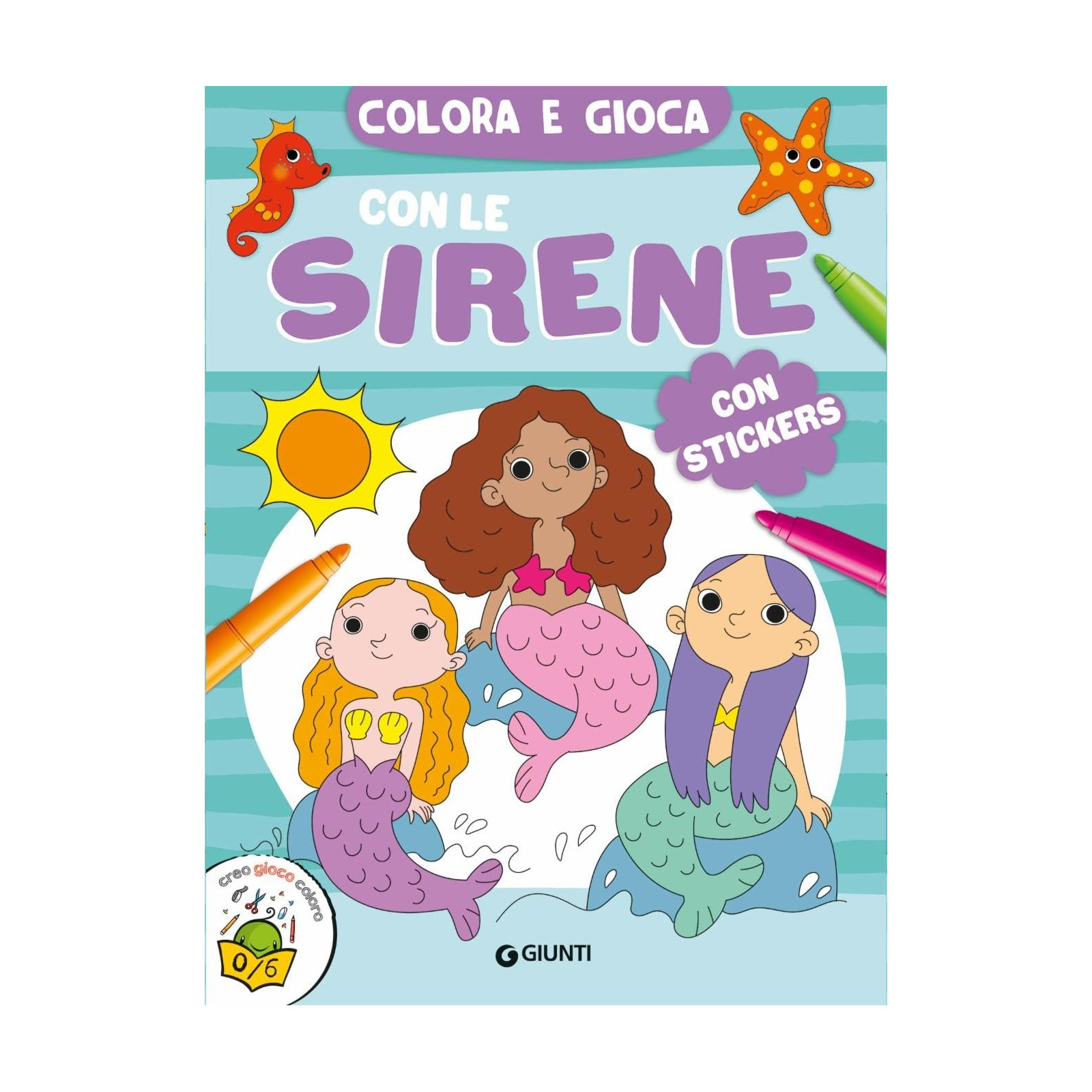 COLORA E GIOCA CON LE SIRENE-LIBRI