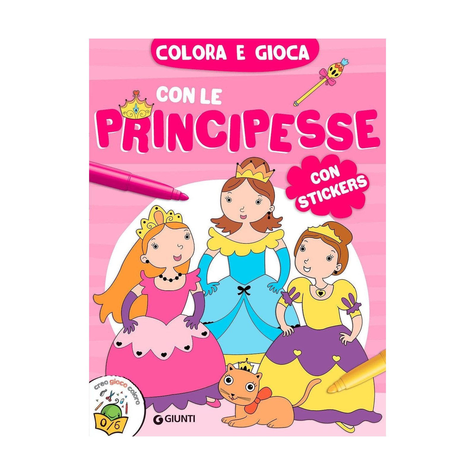 COLORA E GIOCA CON LE PRINCIPESSE-BOOKS