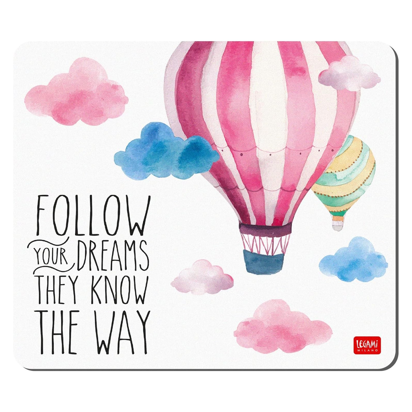 TAPPETINO PER MOUSE - MOUSEPAD- AIR BALLOON - LEGAMI MILANO - LEGAMI MILANO - td-toys.it