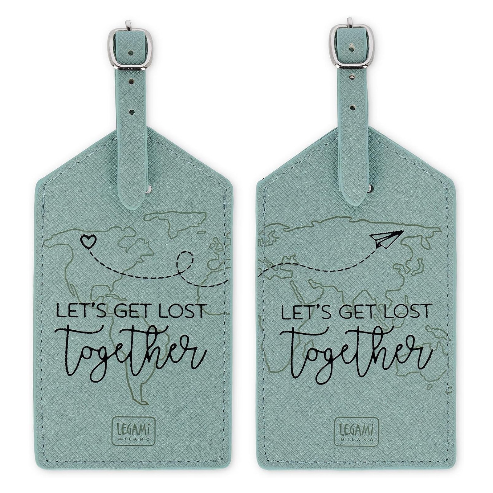 ETICHETTA BAGAGLIO - LET'S GETLOST TOGETHER - TRAVEL-LEGAMI MILANO