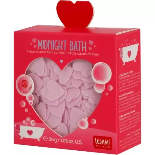 CUORICINI DI SAPONE DA BAGNO -MIDNIGHT BATH - HEART LEGAMI MILANO