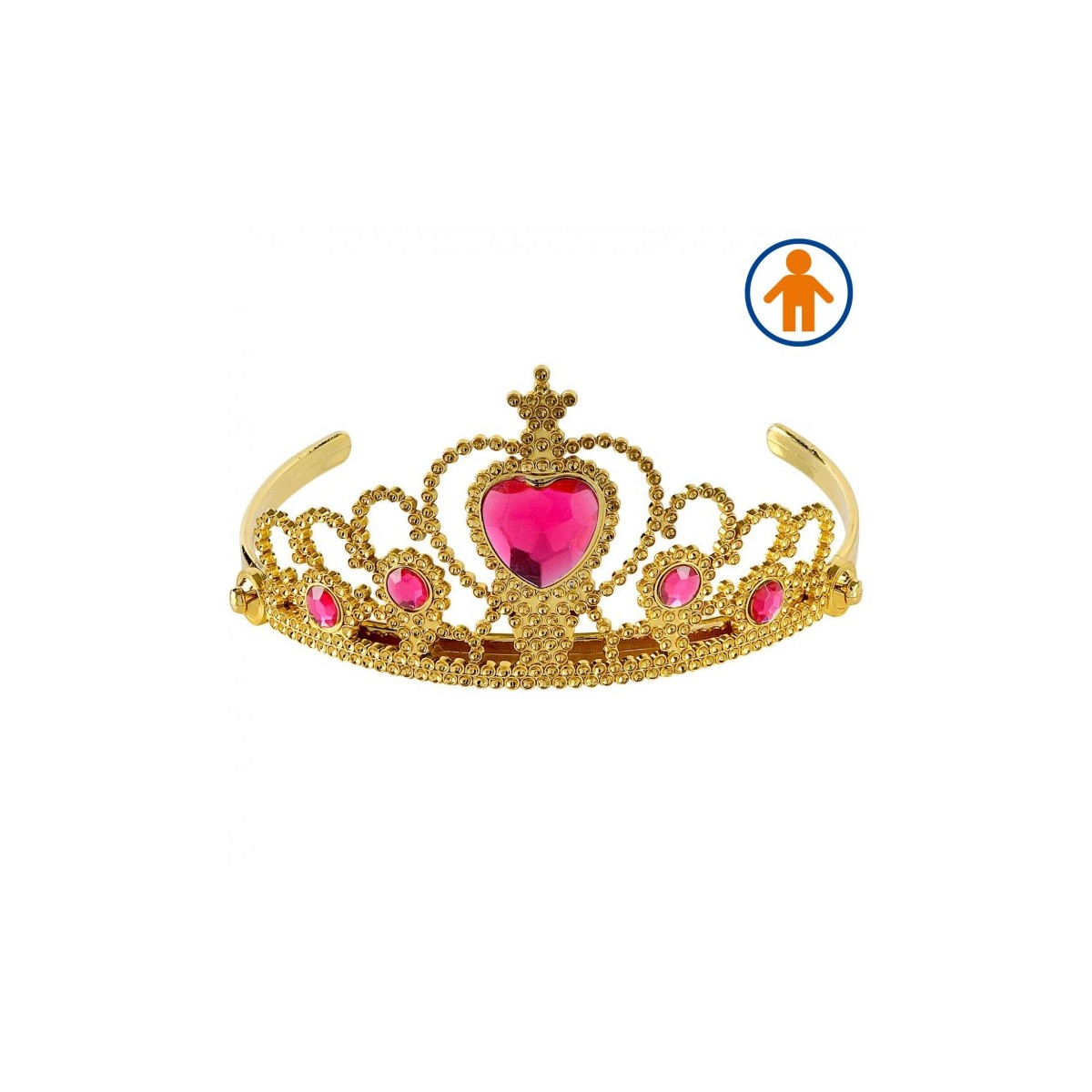 "TIARA ORO CON GEMME ROSA"-ACCESSORI