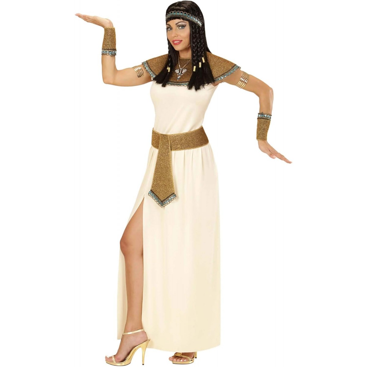 "CLEOPATRA" (vestito, cintura, collare, bracciali, copricapo)-COSTUMES