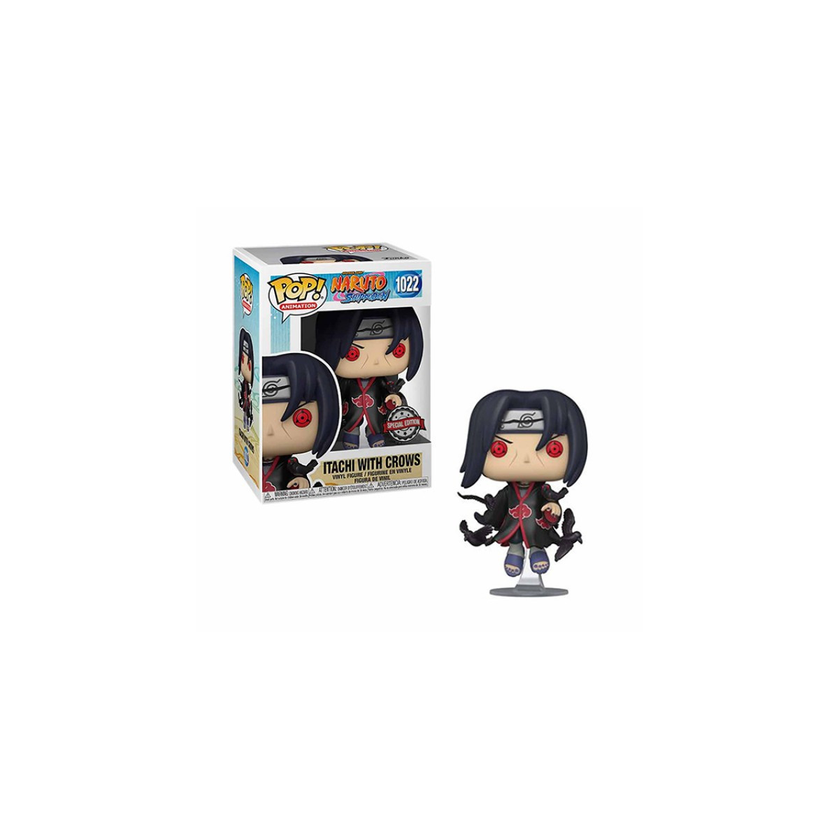 Naruto - 1022 Itachi w/Crows (Exclusive) 9Cm (Pop!) - FUNKO POP! - FUNKO POP! - td-toys.it