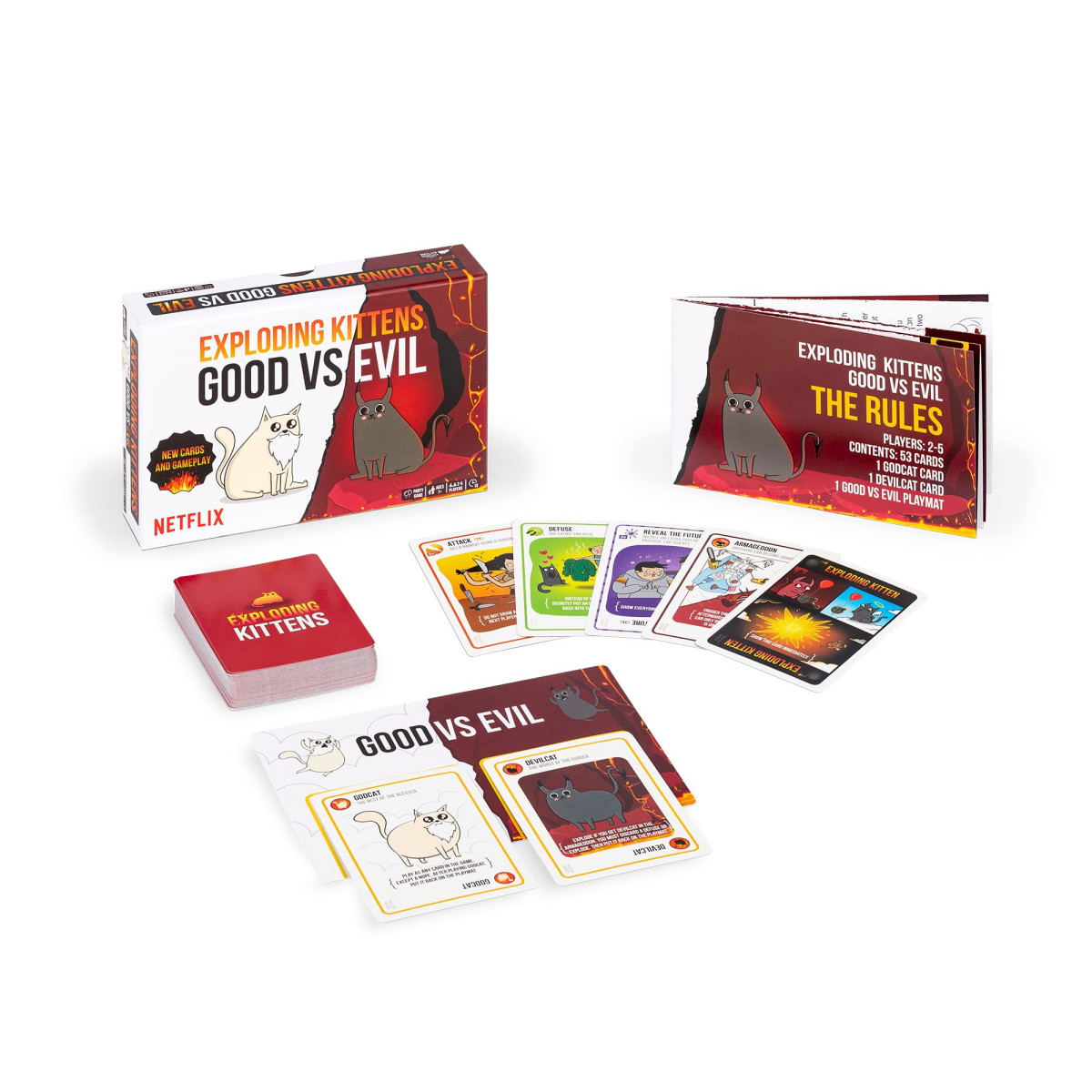 Exloding Kittens - Good VS Evil-BOARD GAMES'