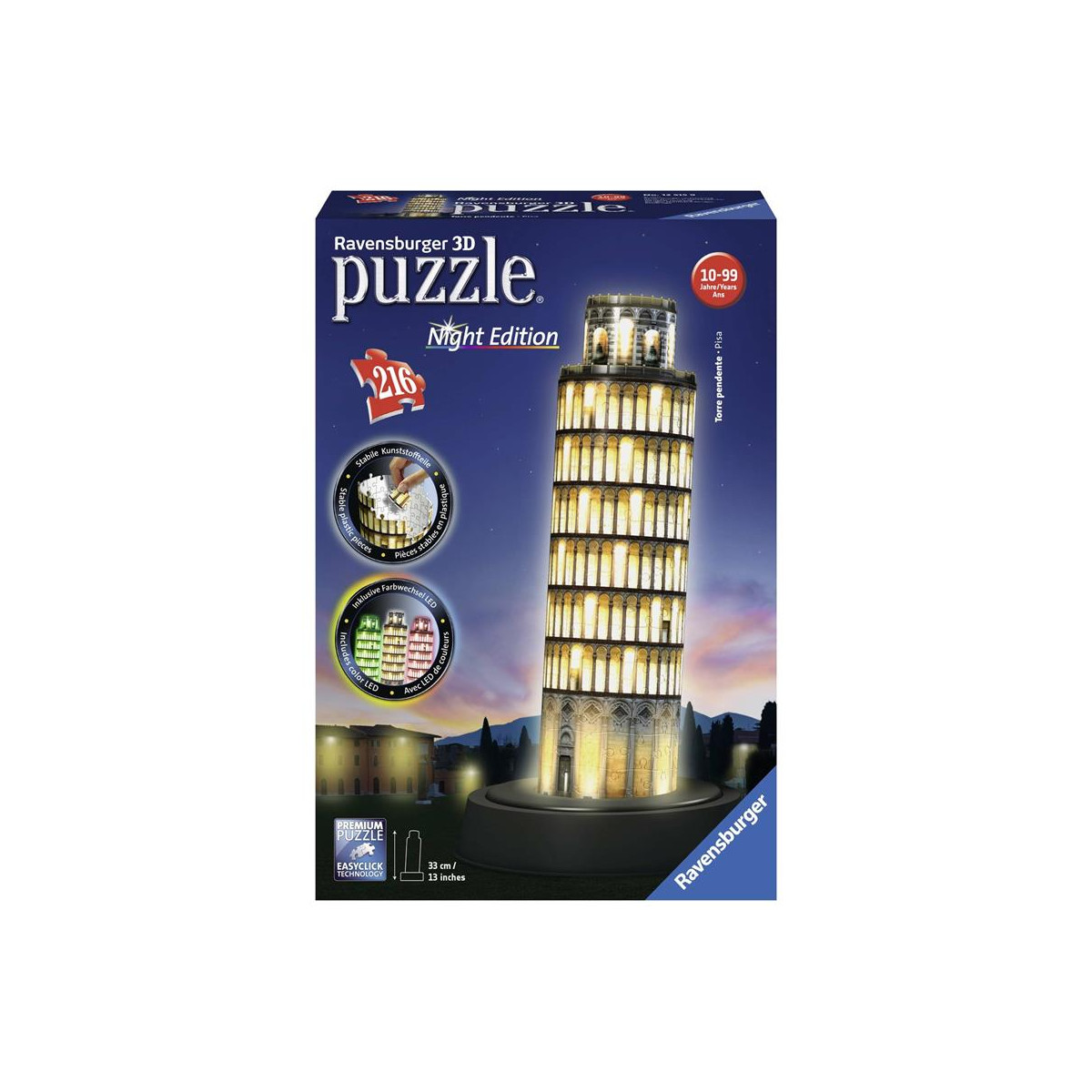 Torre di Pisa - Night Edit. - Ravensburger - PUZZLE - td-toys.it