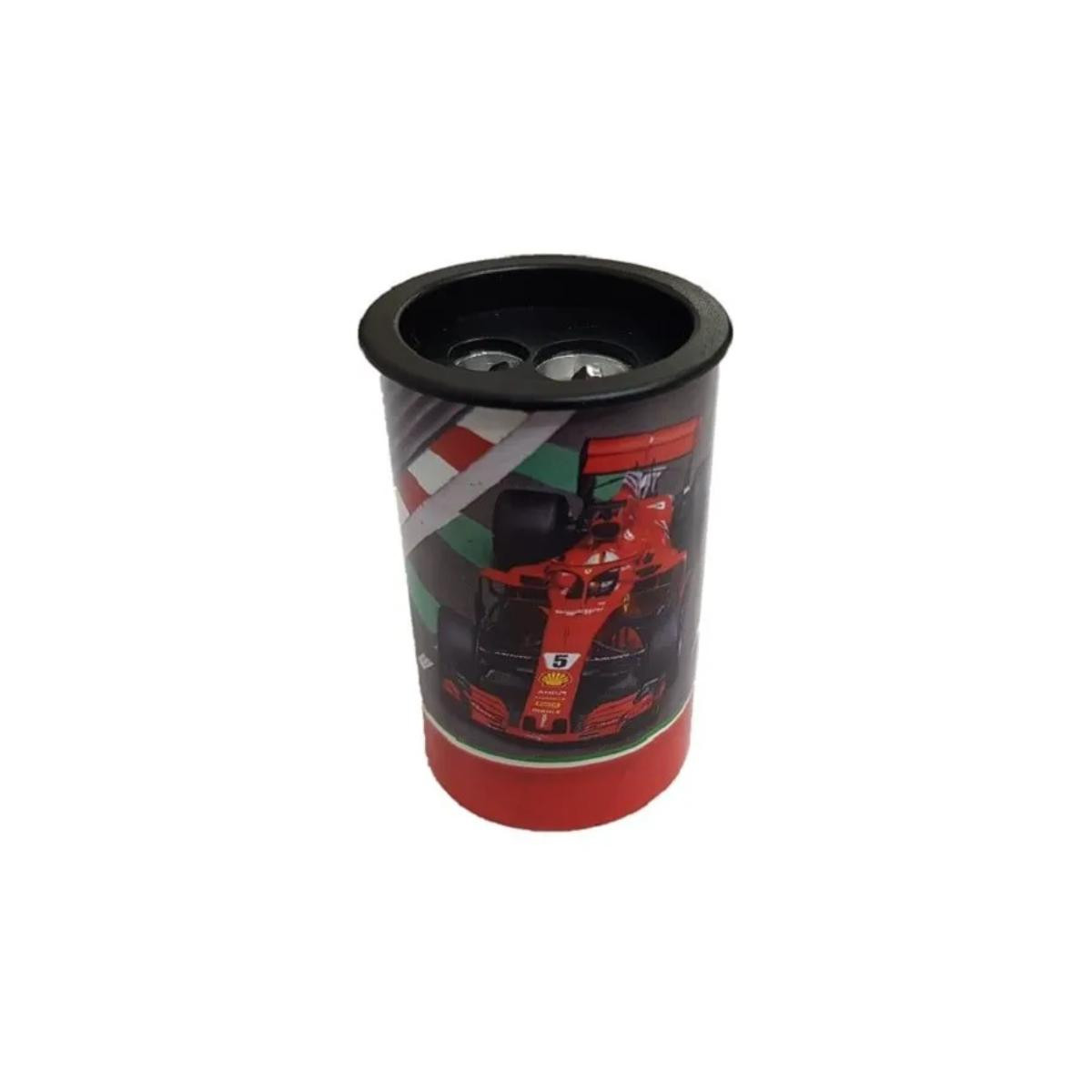 TEMPERAMATITE DUE FORI METALLO FERRARI KIDS-PENNE-PENNARELLI-MATITE-GOMME