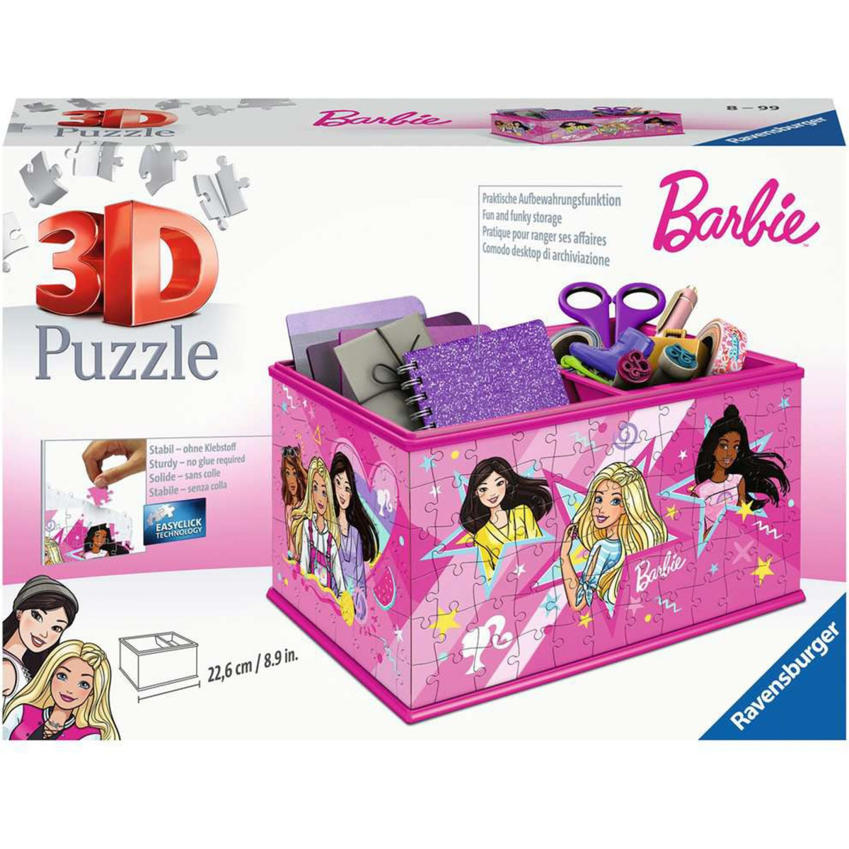 Storage Box Barbie 216p-PUZZLE