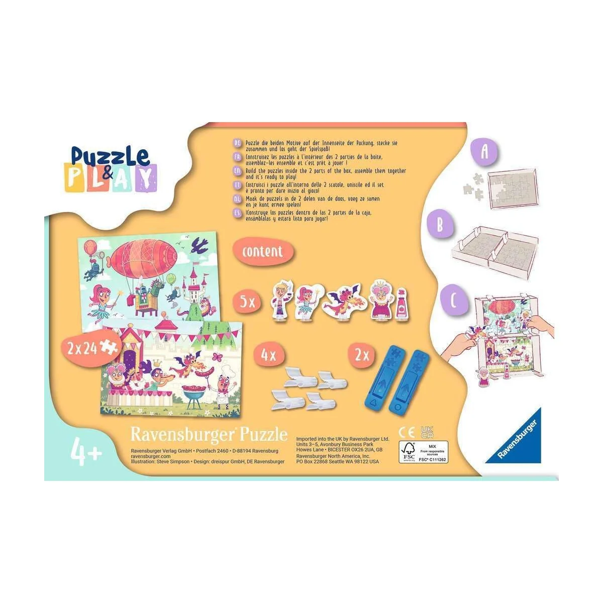 TD Toys|puzzleeplay Royal BBQ 2x24p4005556055968