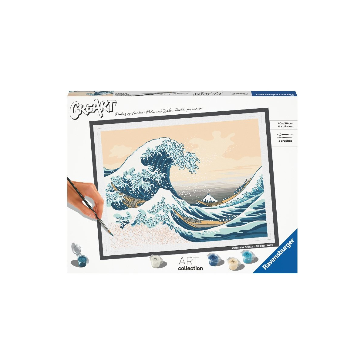 CreArt Serie B Art ColleCtion - Hokusai - Ravensburger - CREATIVI - td-toys.it