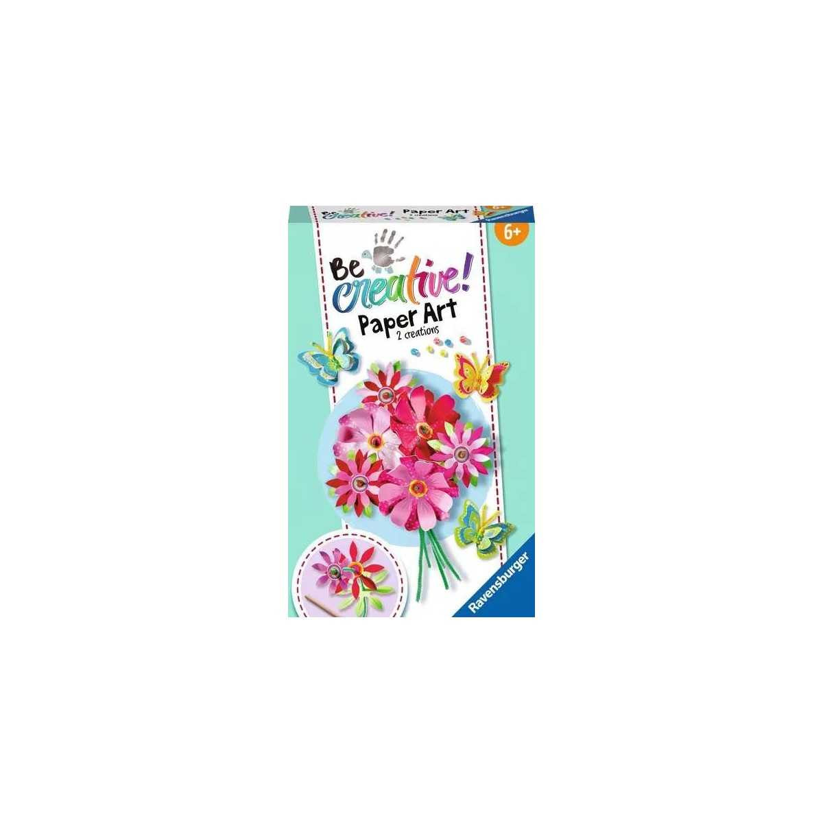 Be Creative Mini: Paper Art Flower - Ravensburger - CREATIVI - td-toys.it