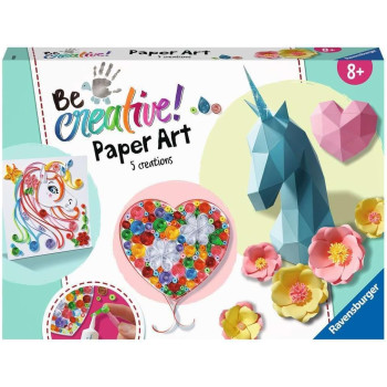 BC Paper Art Flower e UniCorni-GIOCHI CREATIVI