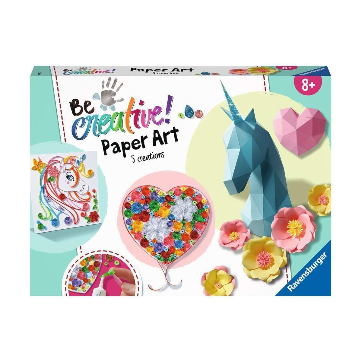 BC Paper Art Flower e UniCorni - Ravensburger - CREATIVI - td-toys.it