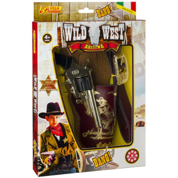 ARIZONA COW-BOY - PISTOLA + CINTURONE-GIOCATTOLI UNISEX- TD Toys