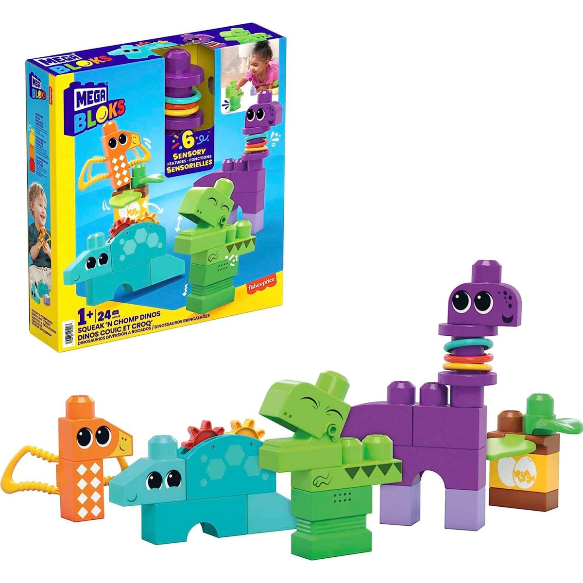 HKN43 DINOSAURI SCOPRI E SUONA - Fisher-Price - PRIMA INFANZIA - td-toys.it