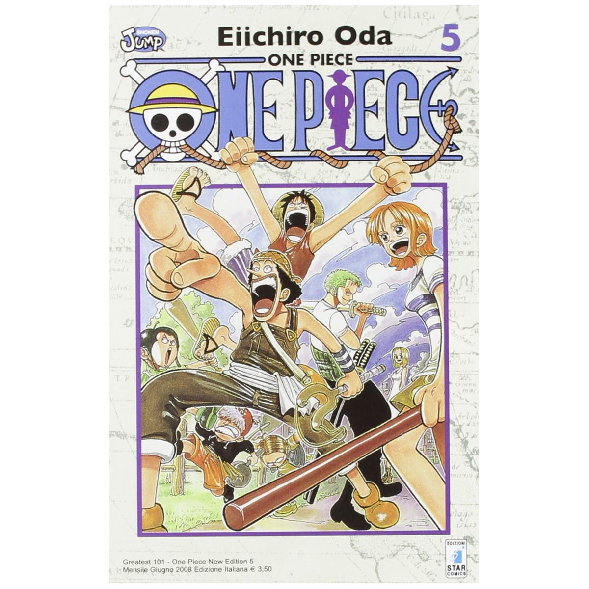 ONE PIECE NEW EDITION 5 - EDIZIONI STAR COMICS - MANGA COMICS - td-toys.it