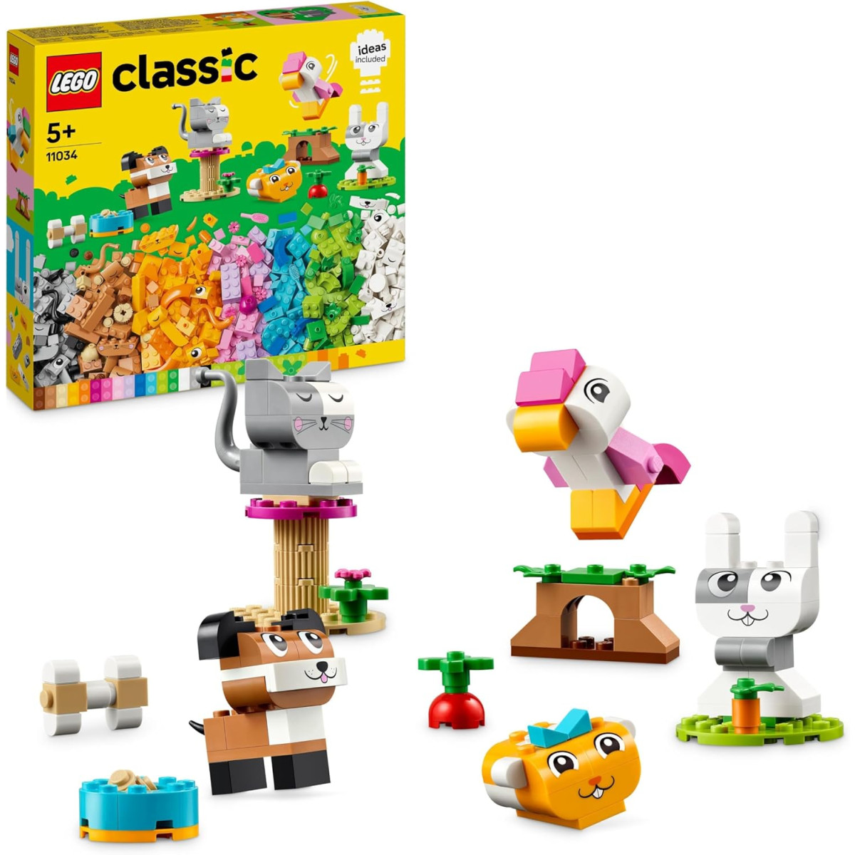 LEGO CLASSIC ANIMALI DOMESTICI CREAT.11034 - LEGO - LEGO - td-toys.it