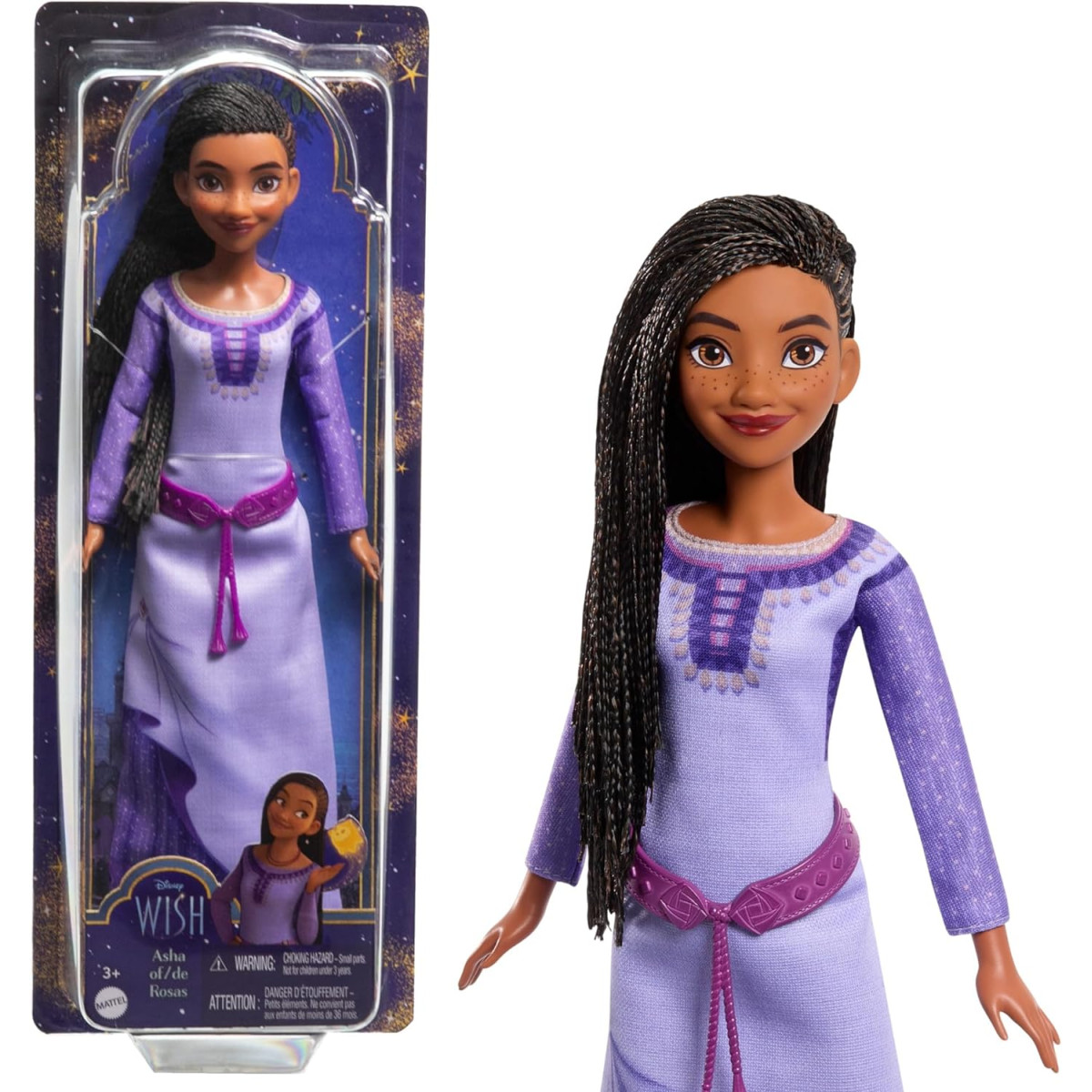 WISH DISNEY ASHA DI ROSAS HPX23 - MATTEL - CHILD - td-toys.it