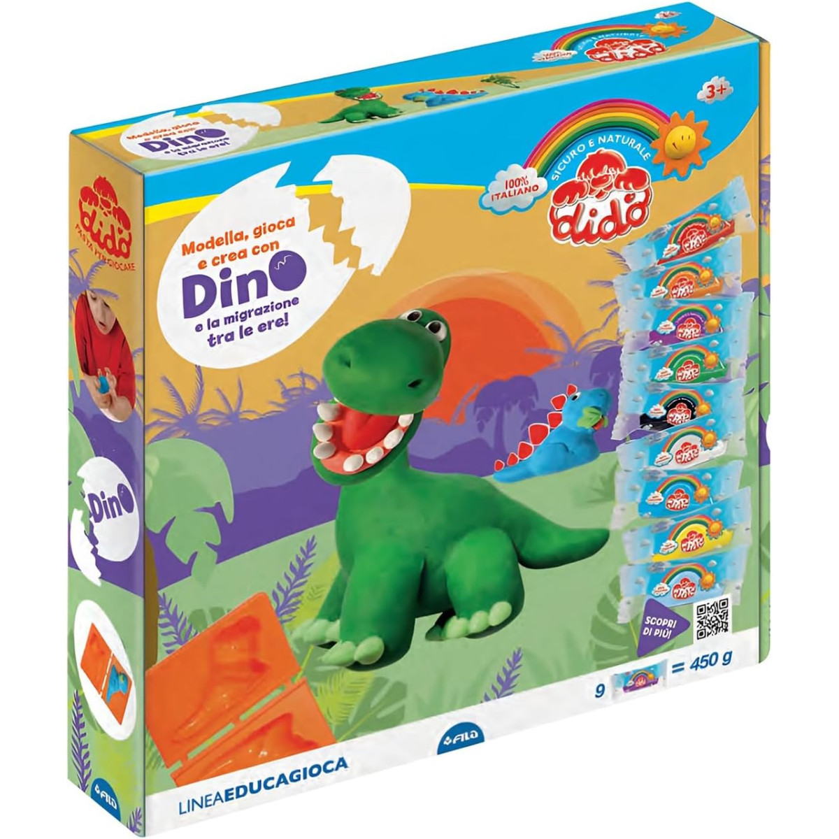 DIDO' MODELLA CON DINO-UNISEX