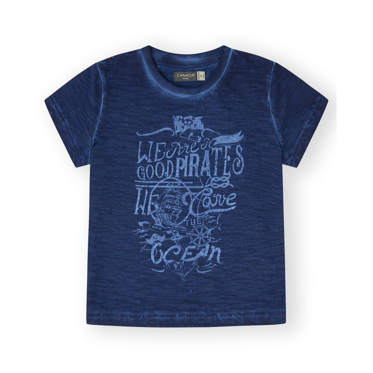 CAMISETA GOOD PIRATES - INDIGO - 10Y - 1 - CANADA HOUSE - MAGLIETTA - td-toys.it