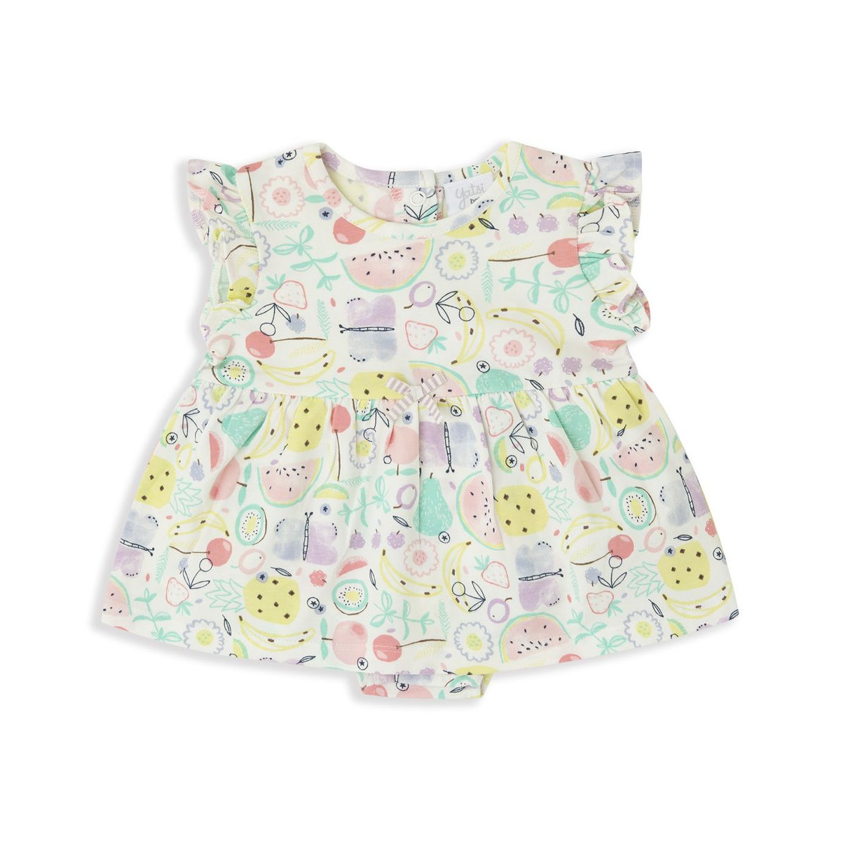 VESTIDO BODY MINIFRUITY - MULTICOLOR - 12M - 1 - CANADA HOUSE - VESTITO CON COULOTTE - td-toys.it