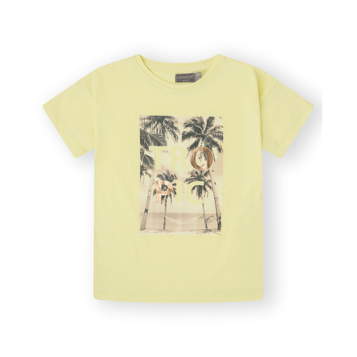 CAMISETA TROPIC - AMARILLO - 10Y - 1 - CANADA HOUSE - T SHIRT - td-toys.it